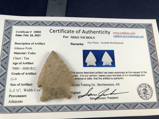 JOHNSON POINT     WITH COA (1 of 4)