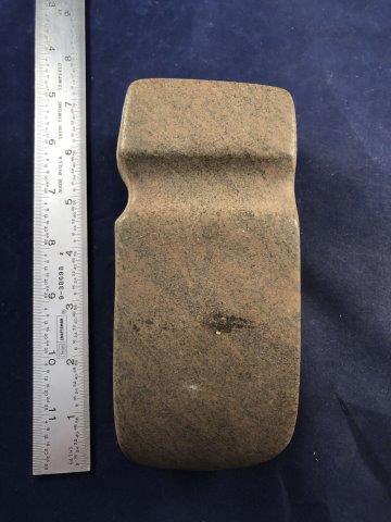 GROOVED AXE INDIAN ARTIFACT ARROWHEAD: THIS BEAUTIFUL NATIVE AMERICAN INDIAN ARTIFACT IS 6&1/2 INCHES LONG. IT IS FROM TENNESSEE. IT WILL MAKE A GREAT ADDITION TO YOUR COLLECTION! KEY WORDS: NATIVE AMERICAN INDIAN ARTIFACT ARTIFACTS ARROWH