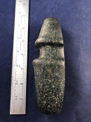 GROOVED AXE INDIAN ARTIFACT ARROWHEAD: THIS BEAUTIFUL NATIVE AMERICAN INDIAN ARTIFACT IS 6&1/4 INCHES LONG. IT IS FROM OHIO. IT WILL MAKE A GREAT ADDITION TO YOUR COLLECTION! KEY WORDS: NATIVE AMERICAN INDIAN ARTIFACT ARTIFACTS ARROWHEAD A