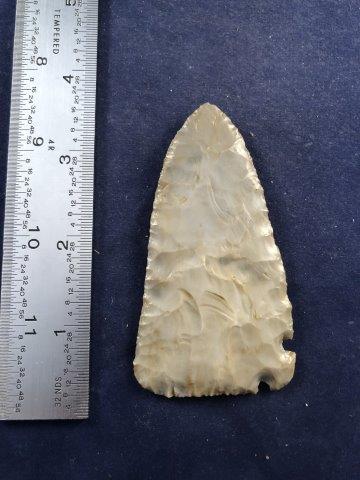 CORNER TANG     INDIAN ARTIFACT ARROWHEAD (1 of 3)