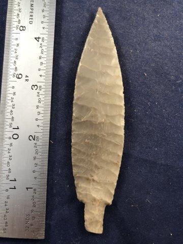 TEXAS STEMMED POINT     INDIAN ARTIFACT ARROWHEAD (1 of 3)