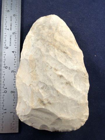 LARGE CHIPPED AXE     INDIAN ARTIFACT ARROWHEAD (1 of 3)