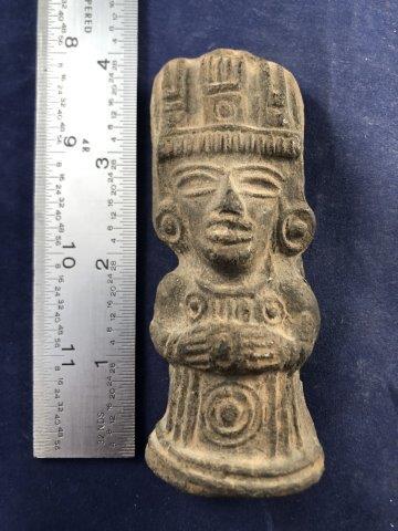 MAYAN EFFIGY     INDIAN ARTIFACT ARROWHEAD (1 of 5)