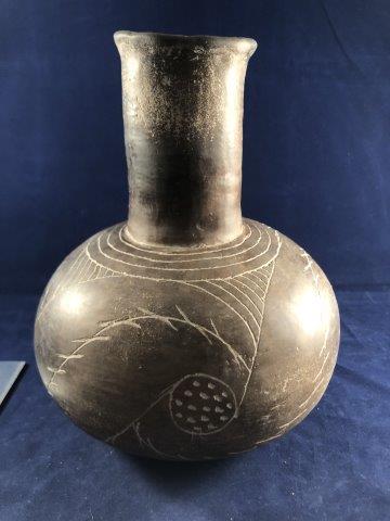 CADDO WATERBOTTLE     INDIAN ARTIFACT POTERY (1 of 3)