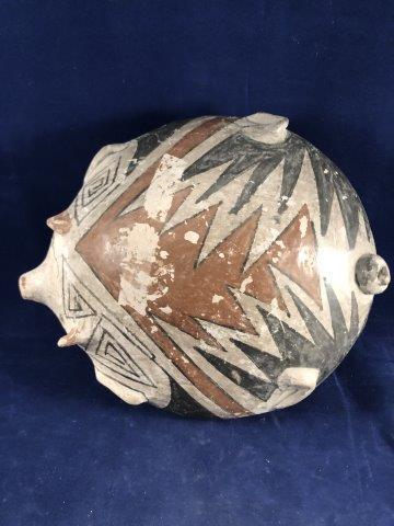 PIG EFFIGY POT (SEED JAR)     INDIAN ARTIFACT POTTERY (1 of 4)