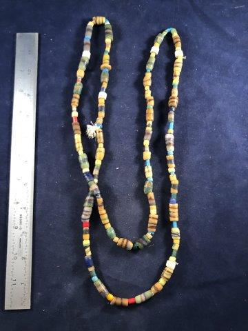LARGE STRAND OF TRADE BEADS     INDIAN ARTIFACT (1 of 1)