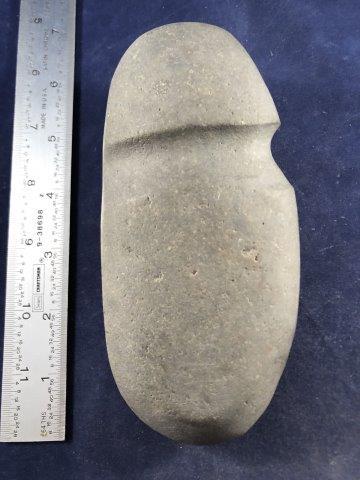 GROOVED AXE INDIAN ARTIFACT ARROWHEAD: THIS BEAUTIFUL NATIVE AMERICAN INDIAN ARTIFACT IS 6 INCHES LONG. IT IS FROM MISSOURI. IT WILL MAKE A GREAT ADDITION TO YOUR COLLECTION! KEY WORDS: NATIVE AMERICAN INDIAN ARTIFACT ARTIFACTS ARROWHEAD A