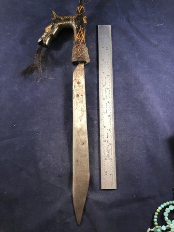 HORSE HEAD HANDLE KNIFE (1 of 1)