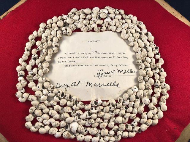 27 FOOT LONG SNAIL SHELL NECKLACE          INDIAN (1 of 2)