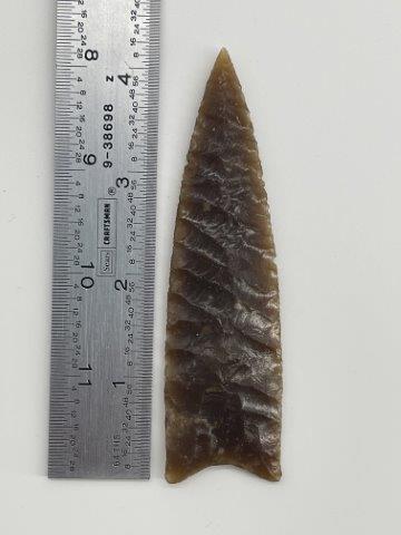 CLOVIS      INDIAN ARTIFACT ARROWHEAD (1 of 4)