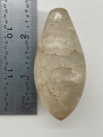 QUARTZ PLUMMET      INDIAN ARTIFACT ARROWHEAD (1 of 4)