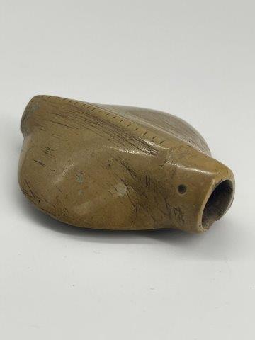 FISH EFFIGY STONE PIPE      INDIAN ARTIFACT ARROWHEAD (1 of 6)