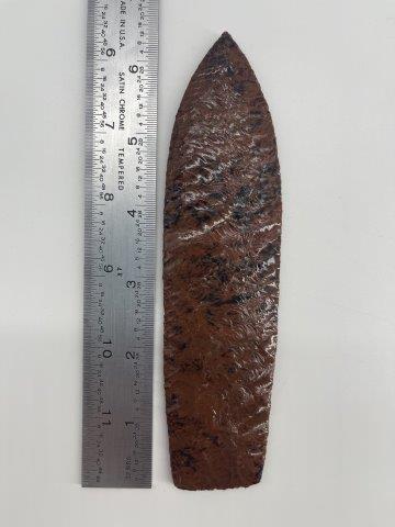 MAHOGANY OBSIDIAN BLADE      INDIAN ARTIFACT ARROWHEAD (1 of 3)