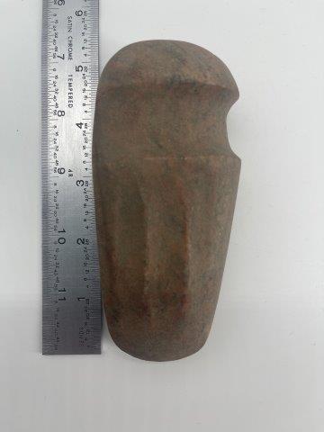 GROOVED AXE INDIAN ARTIFACT ARROWHEAD: THIS BEAUTIFUL NATIVE AMERICAN INDIAN ARTIFACT IS 5&1/4 INCHES LONG. IT IS FROM OHIO. IT WILL MAKE A GREAT ADDITION TO YOUR COLLECTION! KEY WORDS: NATIVE AMERICAN INDIAN ARTIFACT ARTIFACTS ARROWHEAD A