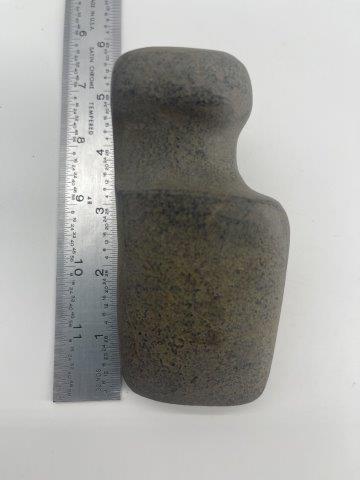GROOVED AXE INDIAN ARTIFACT ARROWHEAD: THIS BEAUTIFUL NATIVE AMERICAN INDIAN ARTIFACT IS 4&3/4 INCHES LONG. IT IS FROM MISSOURI. IT WILL MAKE A GREAT ADDITION TO YOUR COLLECTION! KEY WORDS: NATIVE AMERICAN INDIAN ARTIFACT ARTIFACTS ARROWHE