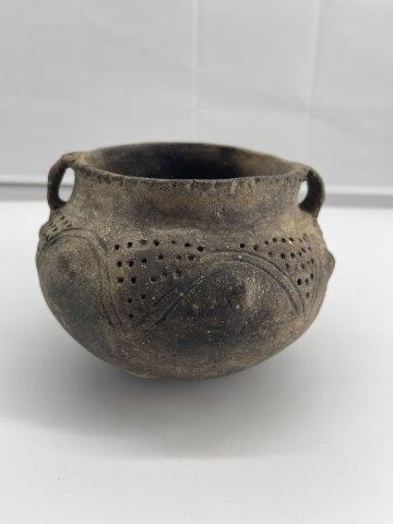 MATHEWS INCISED JAR      INDIAN ARTIFACT ARROWHEAD (1 of 4)