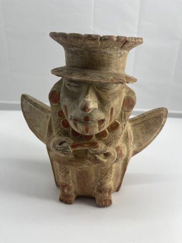 MOCHE WINGED SHAMAN TRANSFORMATION VESSEL      INDIAN (1 of 6)