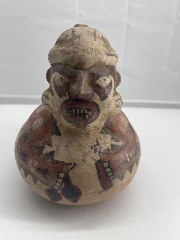 MOCHE SHAMAN VESSEL      INDIAN ARTIFACT ARROWHEAD (1 of 6)