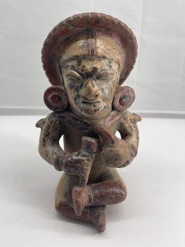 MAYAN FIGURE      INDIAN ARTIFACT ARROWHEAD (1 of 6)