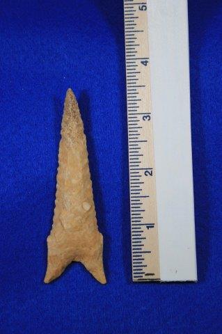 DALTON      INDIAN ARTIFACT ARROWHEAD (1 of 5)