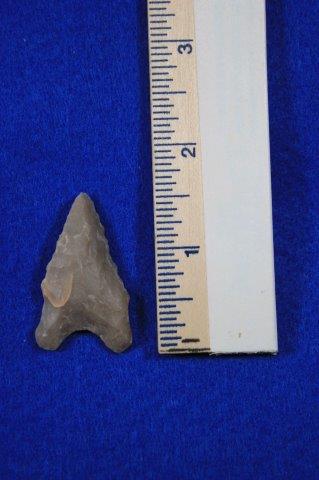 DALTON INDIAN ARTIFACT ARROWHEAD: THIS BEAUTIFUL NATIVE AMERICAN INDIAN ARTIFACT IS 1&3/4 INCHES LONG. IT IS FROM CASS COUNTY TEXAS. ALL ITEMS HAVE BEEN LOOKED AT BY SAM JOHNSON, ALL ARE AUTHENTIC TO THE BEST OF HIS ABILITY & HE WILL 