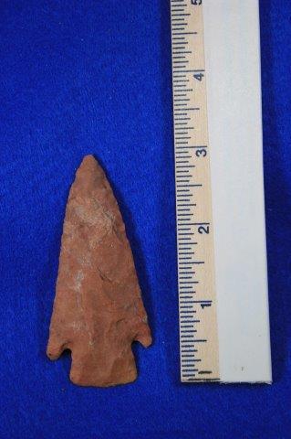 HARDIN INDIAN ARTIFACT ARROWHEAD: THIS BEAUTIFUL NATIVE AMERICAN INDIAN ARTIFACT IS 3 INCHES LONG. IT IS FROM MAVERICK COUNTY TEXAS. ALL ITEMS HAVE BEEN LOOKED AT BY SAM JOHNSON, ALL ARE AUTHENTIC TO THE BEST OF HIS ABILITY & HE WILL 