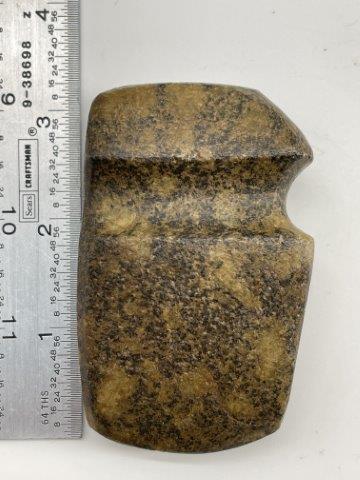 GROOVED AXE INDIAN ARTIFACT ARROWHEAD: THIS BEAUTIFUL NATIVE AMERICAN INDIAN ARTIFACT IS 3&1/4 INCHES LONG. IT IS FROM MISSOURI. IT WILL MAKE A GREAT ADDITION TO YOUR COLLECTION! KEY WORDS: NATIVE AMERICAN INDIAN ARTIFACT ARTIFACTS ARROWHE