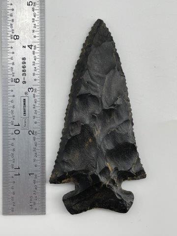 BUTTON BASE DOVETAIL    INDIAN ARTIFACT ARROWHEAD (1 of 3)