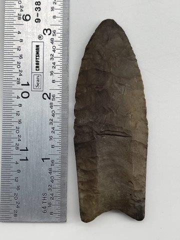 CLOVIS    INDIAN ARTIFACT ARROWHEAD (1 of 3)