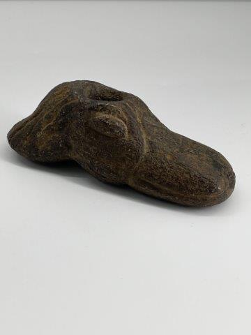 DUCK EFFIGY PIPE    INDIAN ARTIFACT ARROWHEAD (1 of 5)