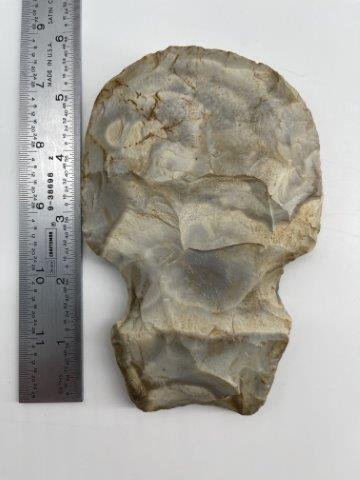 CHIPPED HOE    INDIAN ARTIFACT ARROWHEAD (1 of 3)