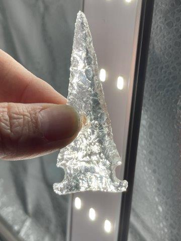 CRYSTAL GRAHAM CAVE    INDIAN ARTIFACT ARROWHEAD (1 of 4)