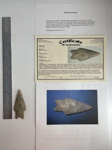 PEDERNALES      INDIAN ARTIFACT ARROWHEAD (1 of 5)