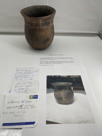 CADDOAN NASH NECK BANDED JAR      INDIAN ARTIFACT ARROWHEAD (1 of 6)