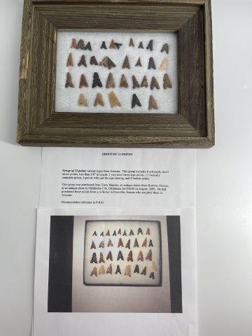 33 POINTS      INDIAN ARTIFACT ARROWHEAD (1 of 5)