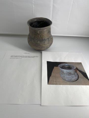 CADDOAN JAR       INDIAN ARTIFACT ARROWHEAD (1 of 6)