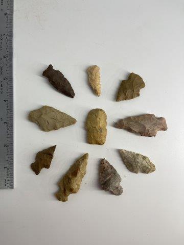 10 OKLAHOMA POINTS      INDIAN ARTIFACT ARROWHEAD (1 of 1)