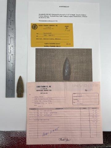 SCOTTSBLUFF  INDIAN ARTIFACT ARROWHEAD (1 of 5)