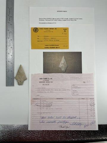 DICKSON  INDIAN ARTIFACT ARROWHEAD (1 of 5)