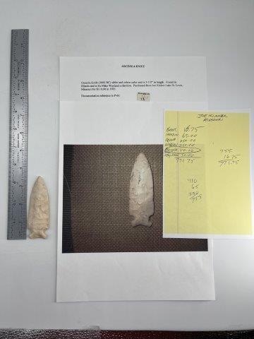 OSCEOLA KNIFE  INDIAN ARTIFACT ARROWHEAD (1 of 5)