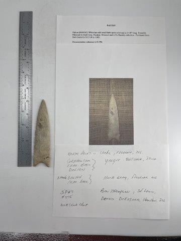 DALTON  INDIAN ARTIFACT ARROWHEAD (1 of 5)