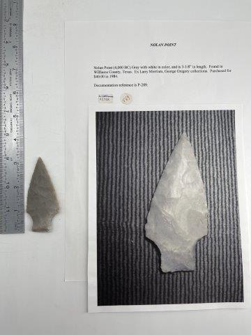 NOLAN  INDIAN ARTIFACT ARROWHEAD (1 of 5)