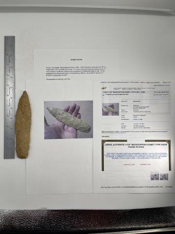 RAMEY KNIFE  INDIAN ARTIFACT ARROWHEAD (1 of 5)