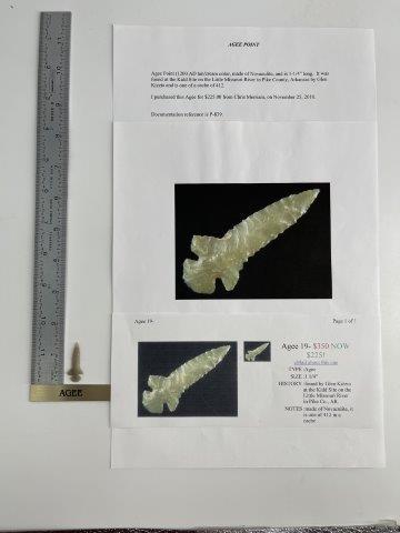 AGEE  INDIAN ARTIFACT ARROWHEAD (1 of 5)