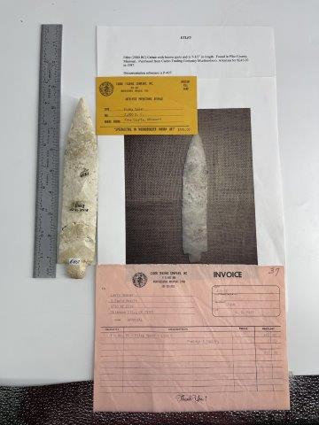 ETLEY  INDIAN ARTIFACT ARROWHEAD (1 of 5)