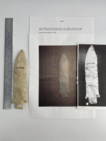 ETLEY  INDIAN ARTIFACT ARROWHEAD (1 of 5)