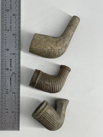 3 TRADE PIPES  INDIAN ARTIFACT ARROWHEAD (1 of 1)