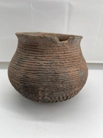 ANASAZI CORRUGATED OLLA  INDIAN ARTIFACT ARROWHEAD (1 of 4)