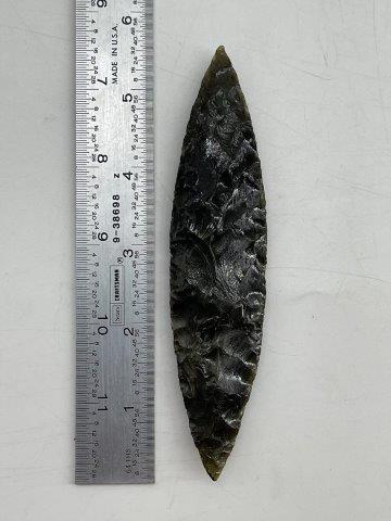 OBSIDIAN KNIFE  INDIAN ARTIFACT ARROWHEAD (1 of 4)