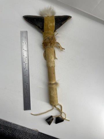 HOOF DANCE RATTLE  INDIAN ARTIFACT ARROWHEAD (1 of 3)